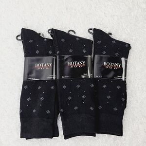 New! 3 Pair of Botany 500 Dress Socks